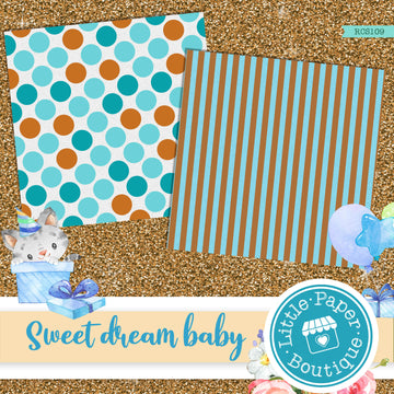 Sweet Dream Baby Digital Paper RCS109B