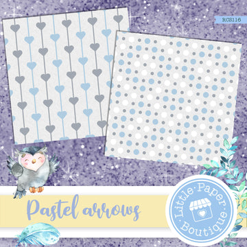 Pastel Arrows Digital Paper RCS116B