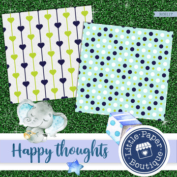 Happy Thoughts Digital Paper RCS117B