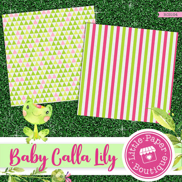 Baby Calla Lily Digital Paper RCS104