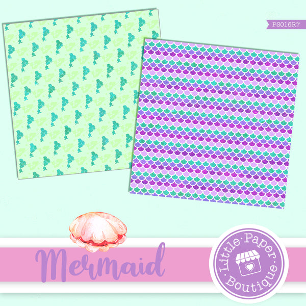 Mermaid Scales Digital Paper PS016R7