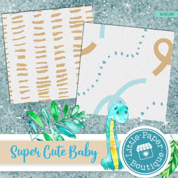 Super Cute Baby Digital Paper RCS133B