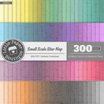 Rainbow Small Scale Star Map Digital Paper 3H091