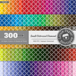 Rainbow Small Distressed Diamond Digital Paper 3H129