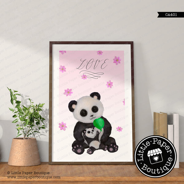 Pandas Digital Clipart CA401