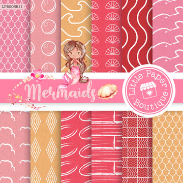 Mermaid Digital Paper LPB003B11