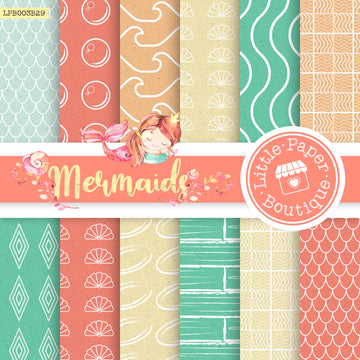 Mermaid Digital Paper LPB003B29