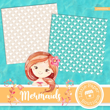 Mermaid Digital Paper LPB003B32