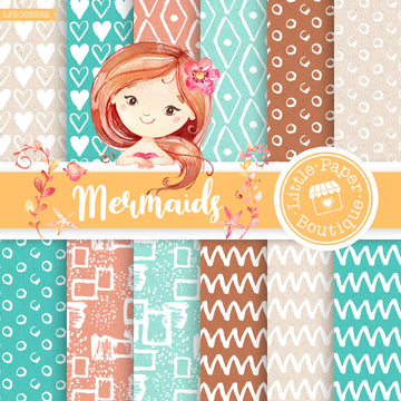 Mermaid Digital Paper LPB003B32