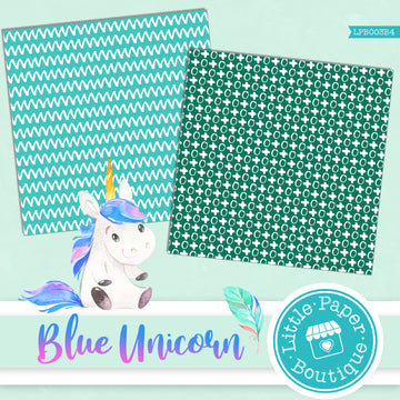 Blue Unicorn Digital Paper LPB003B4