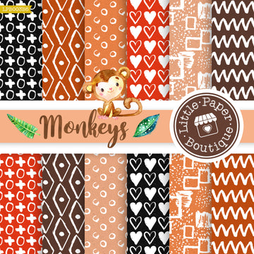 Monkeys Digital Paper LPB003B6