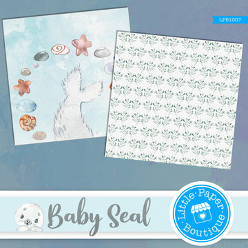 Baby Seal Digital Paper LPB1007A