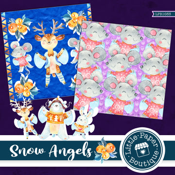 Snow Angels Digital Paper LPB1033A