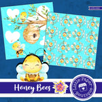 Honey Bees Digital Paper LPB1040A