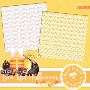 Boo-tiful Halloween Digital Paper LPB2019B4