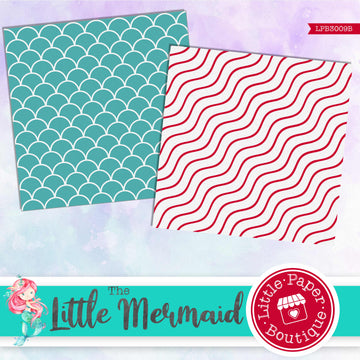 The Little Mermaid Digital Paper LPB3009B