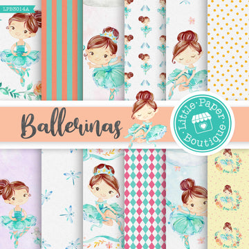 Ballerinas Digital Paper LPB3014A