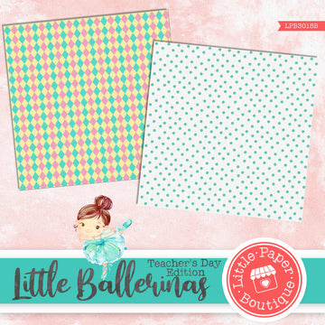 Little Ballerinas Digital Paper LPB3015B