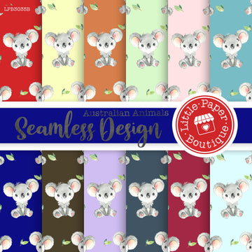 Seamless Aussy Animals Digital Paper LPB3035B