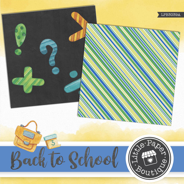 Back to School Digital Paper LPB3039A