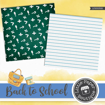 Back to School Digital Paper LPB3039B