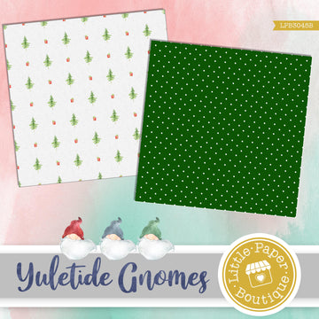 Yuletide Gnomes Digital Paper LPB3045B