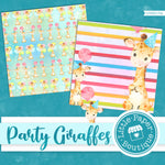 Party Giraffes Digital Paper LPB6013A