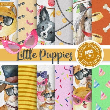 Little Puppies Digital Paper LPB61018A