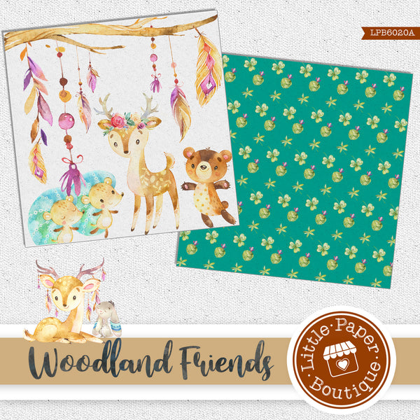 Woodland Friends Digital Paper LPB6020A