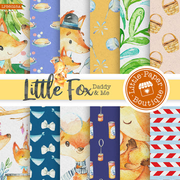 Little Fox Daddy and Me Digital Paper LPB6025A