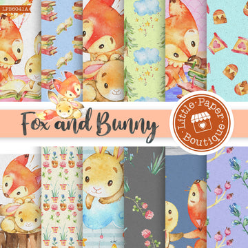 Fox and Bunny Digital Paper LPB6041A