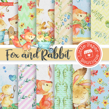 Fox and Rabbit Digital Paper LPB6042A