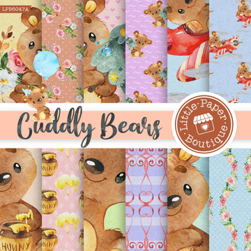 Cuddly Bears Digital Paper LPB6047A