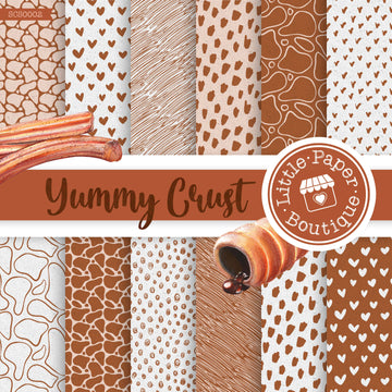 Yummy Crust Seamless Digital Paper SCS0002B