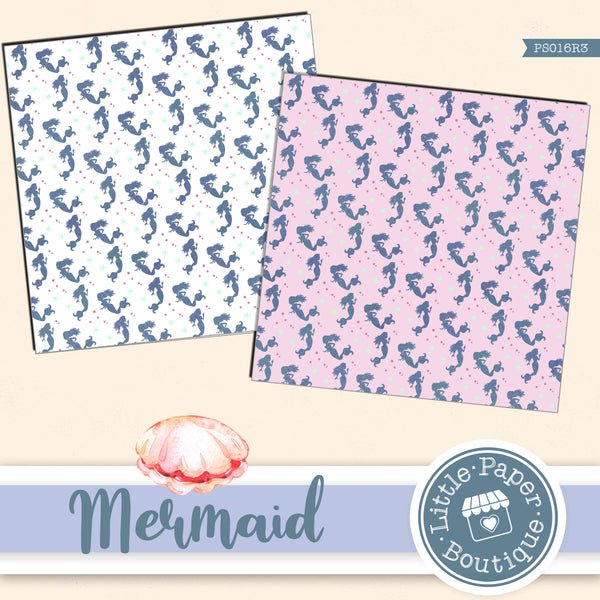 Mermaid Scales Digital Paper PS016R3