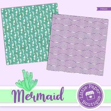 Mermaid Scales Digital Paper PS020B