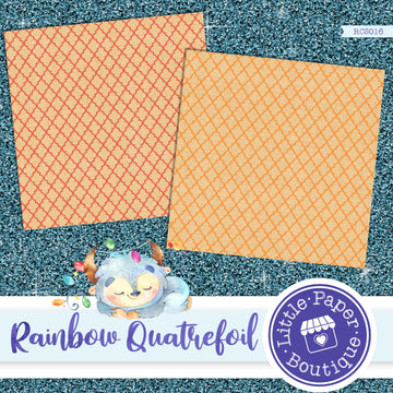 Vintage Quatrefoil Digital Paper RCS016B