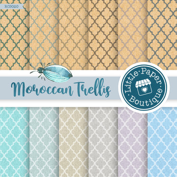 Moroccan Trellis Digital Paper RCS020B