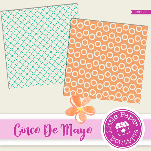 Cinco De Mayo Digital Paper RCS033B