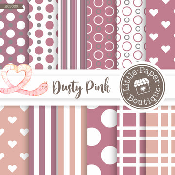 Dusty Pink Digital Paper RCS039B