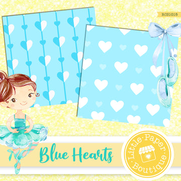 Blue Hearts Digital Paper RCS1015B