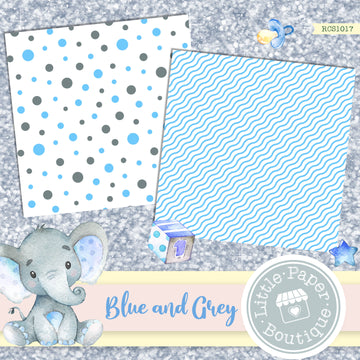 Blue and Grey Digital Paper RCS1017B