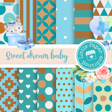 Sweet Dream Baby Digital Paper RCS109B