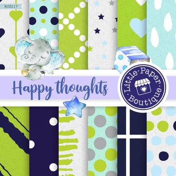 Happy Thoughts Digital Paper RCS117B