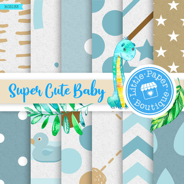 Super Cute Baby Digital Paper RCS133B