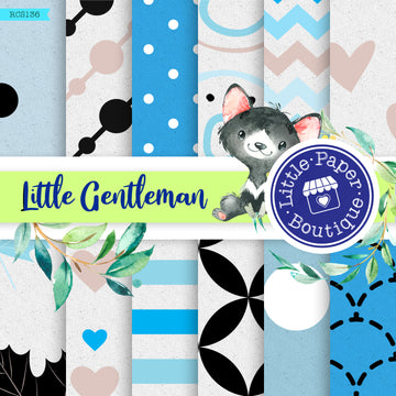 Little Gentleman Digital Paper RCS136B