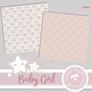 Baby Girl Seamless Digital Paper SCS0001B